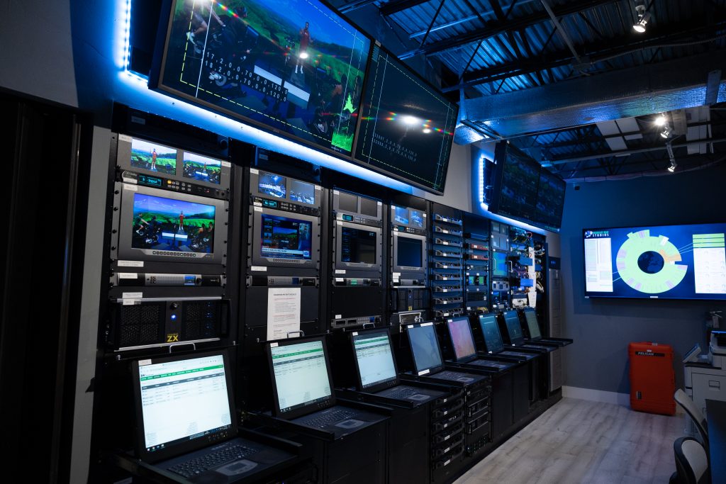 Broadcast distribution services through our broadcast production data center