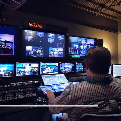 Our control rooms feature the latest in broadcast production studio technology built for national film and tv quality productions.